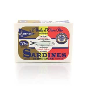 Sardines à l’huile d’Olive Bio au Piment Kerbriant