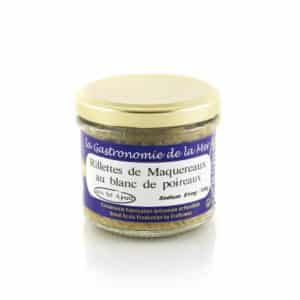Rillettes de maquereaux au blanc de poireaux Kerbriant Rillettes de maquereaux au blanc de poireaux Kerbriant