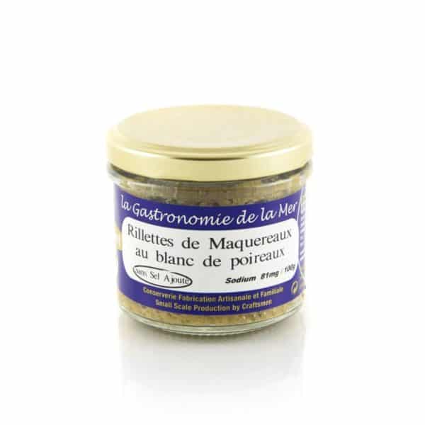 Rillettes de maquereaux au blanc de poireaux Kerbriant