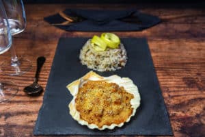 recette confit de saint jacques 4166 conserverie Kerbriant Recette confit de Saint Jacques gratiné