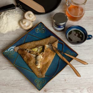 Galette de blé noir aux maquereaux